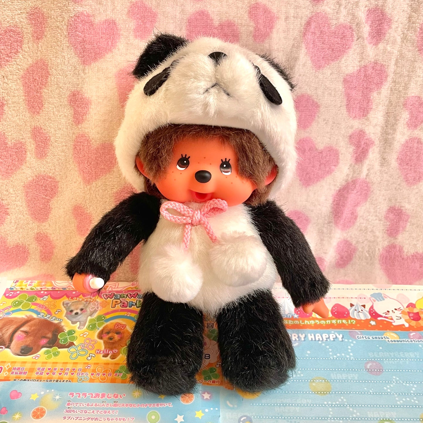 Monchhichi Panda Kigurumi Plush Toy