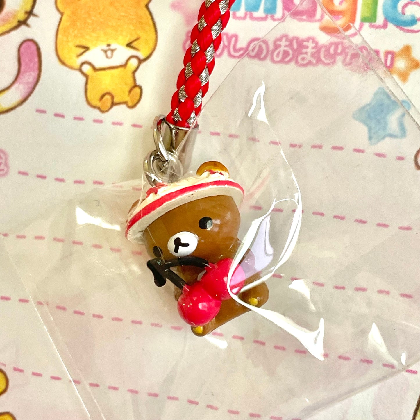 Rilakkuma ~Lazy with Cherries~ Strap