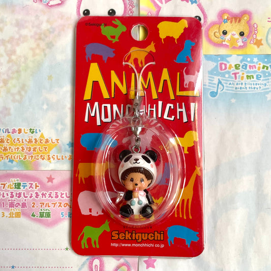 Animal Monchhichi Panda Strap