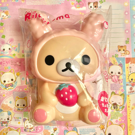 Korilakkuma Strawberry Rabbit Coin Bank