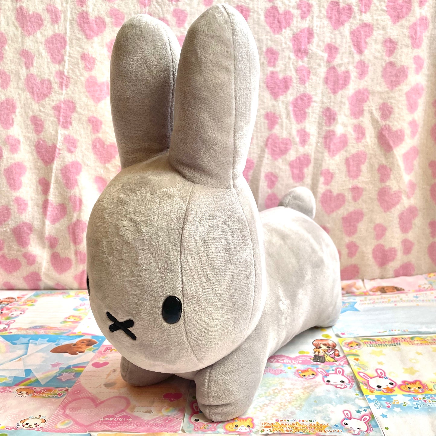 Bruna Animal Grey Rabbit Plush