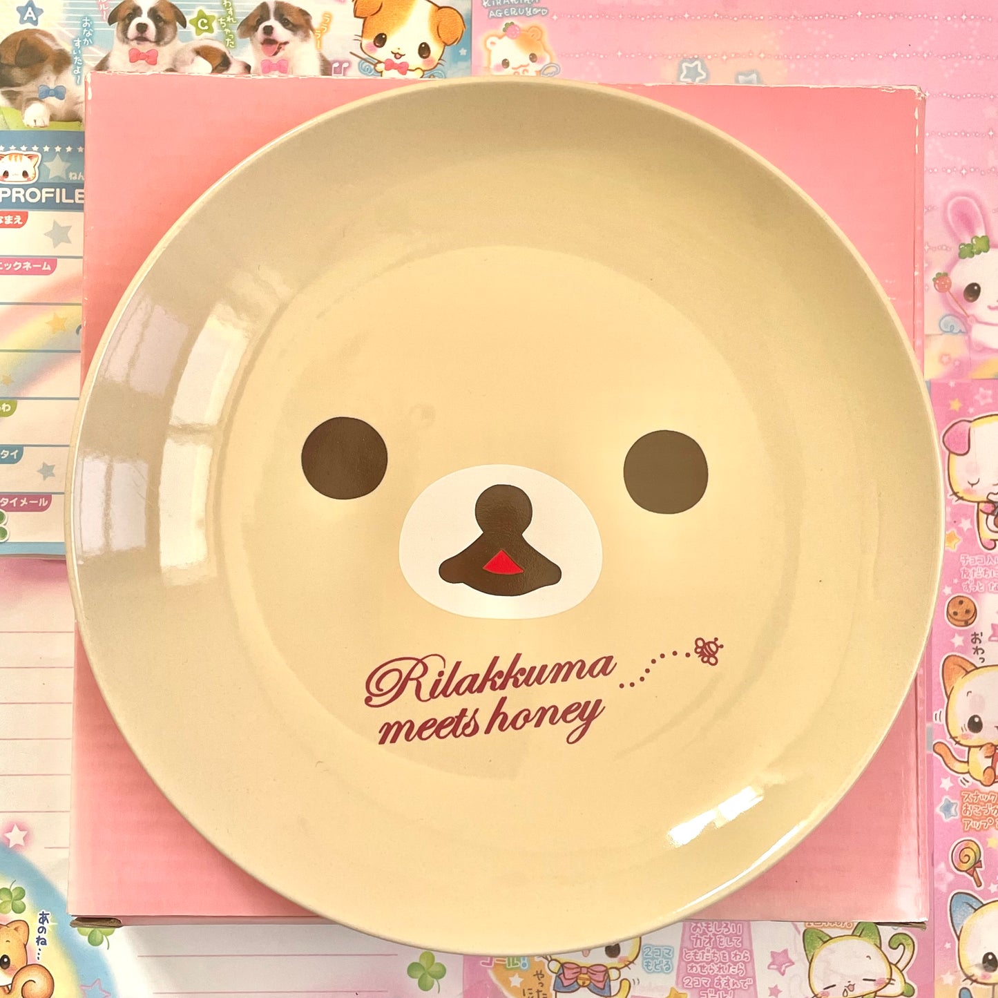 Rilakkuma Meets Honey Plate