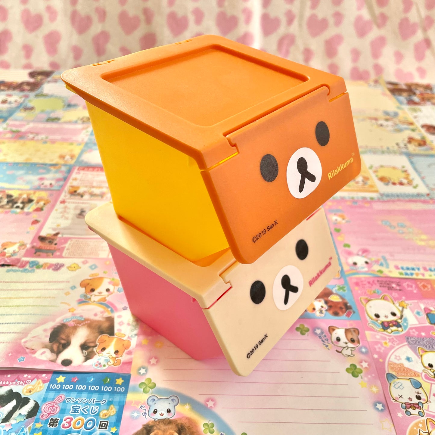 Rilakkuma Small Storage Boxes