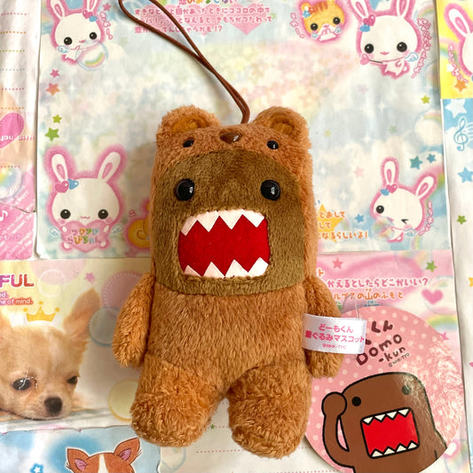 Domo-kun Bear Kigurumi Mascot Strap