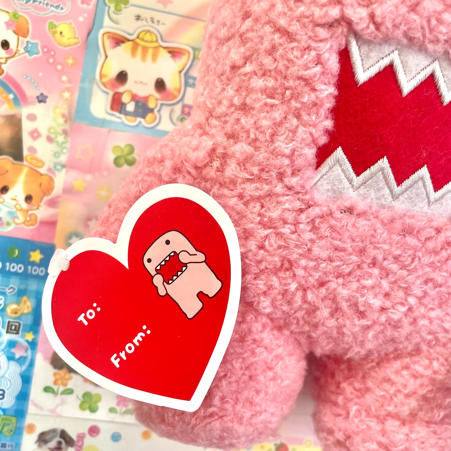 Pink Domo-kun Plush