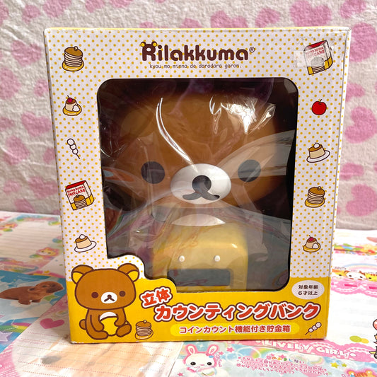 Rilakkuma 3D Piggy Bank with Counting Function