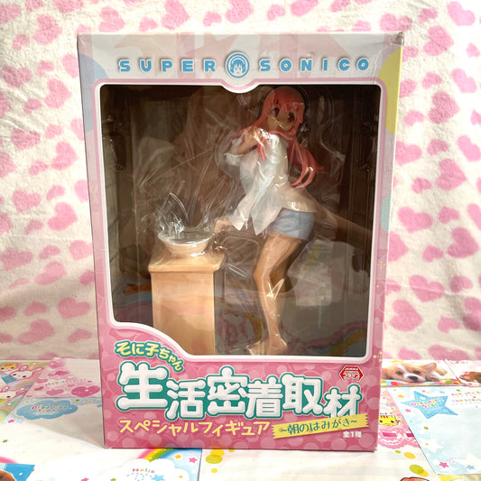 Super Sonico Daily Life Coverage Morning Brushing Figure