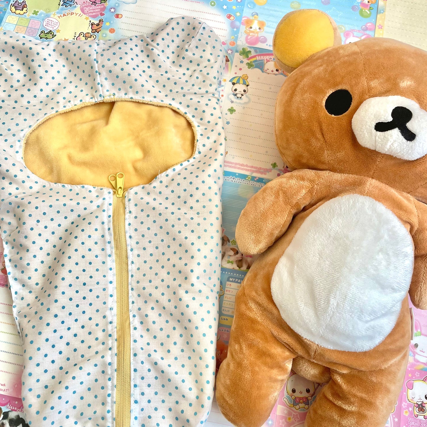 Rilakkuma in Reversible Sleeping Bag Plush