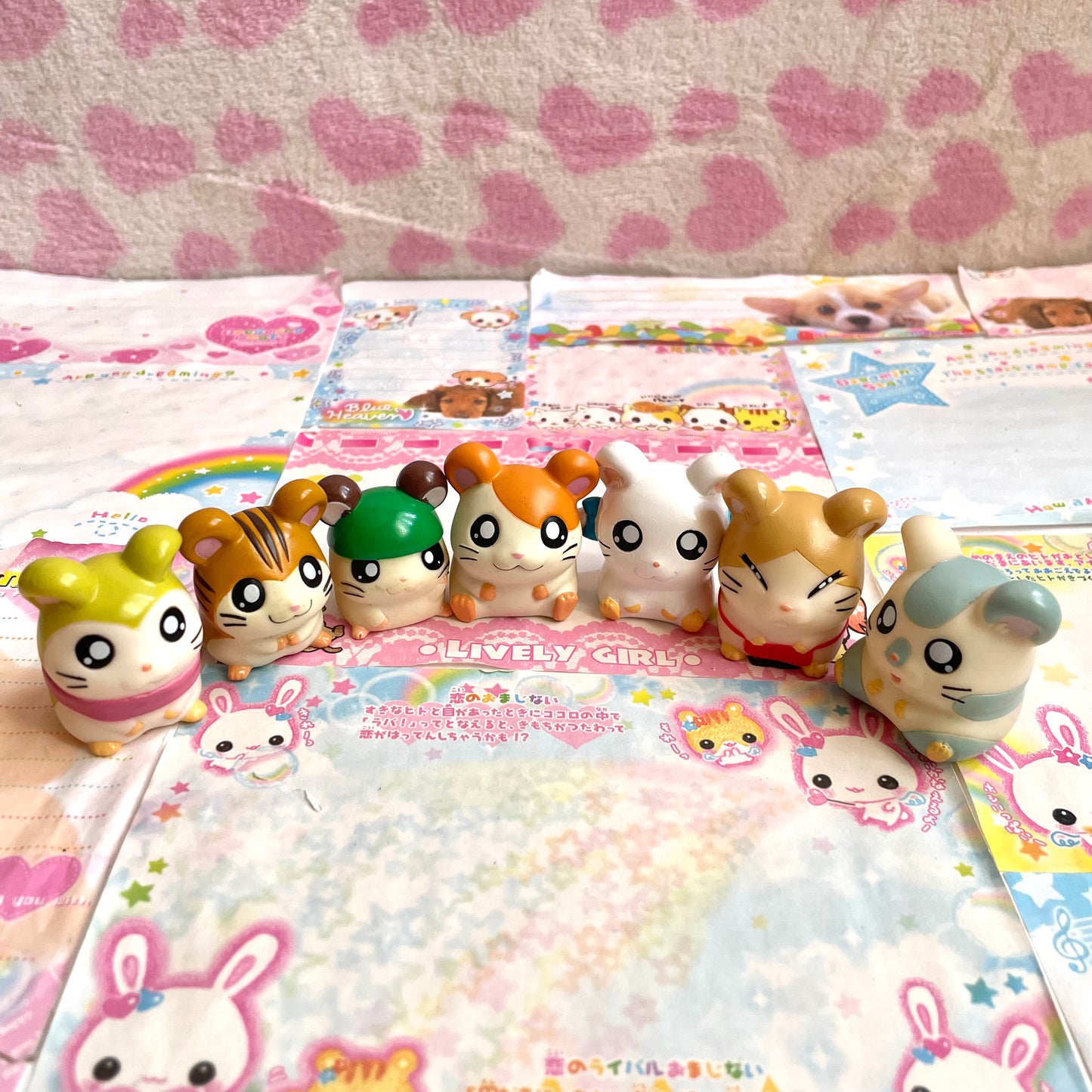 Hamtaro Finger Puppet Figure Set