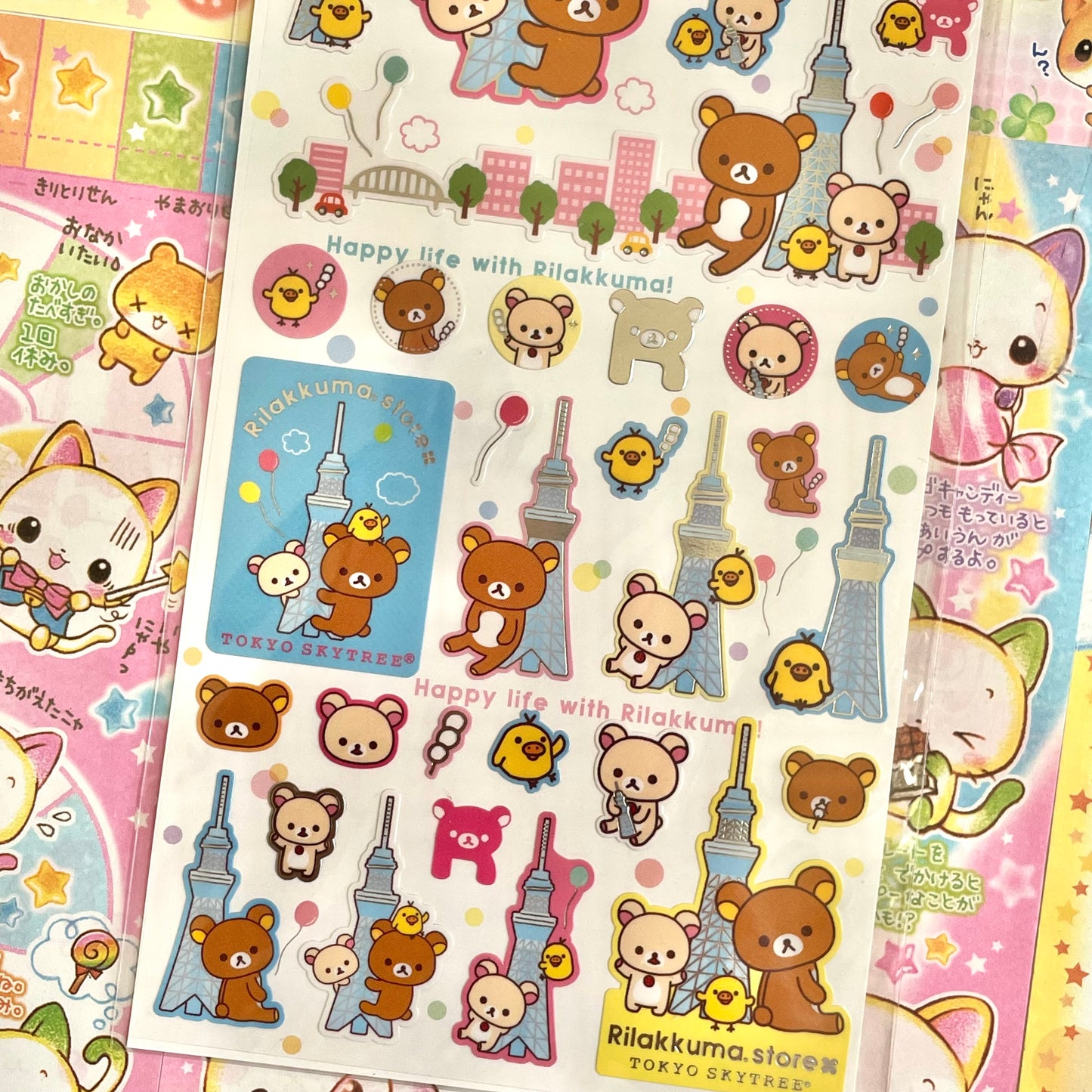 Rilakkuma Store Tokyo Skytree Sticker Sheet