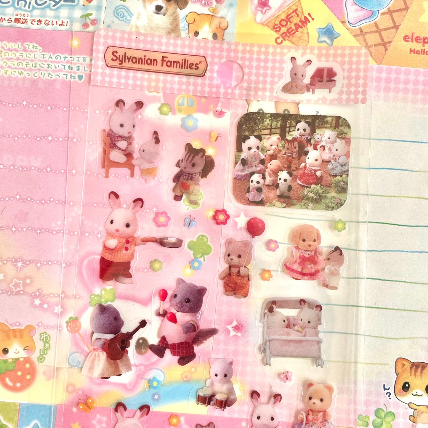 Sylvanian Families Clear Sticker Sheet