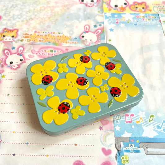 Clover Lady Bug Tin Can Case