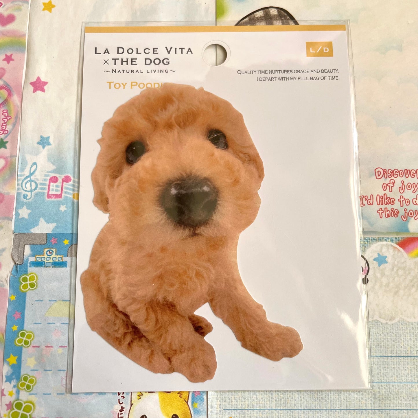 THE DOG x La Dolce Vita Toy Poodle Jumbo Sticker