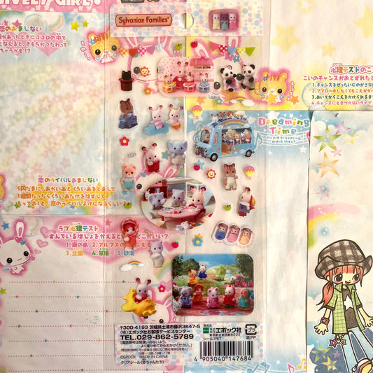 Sylvanian Families Clear Sticker Sheet