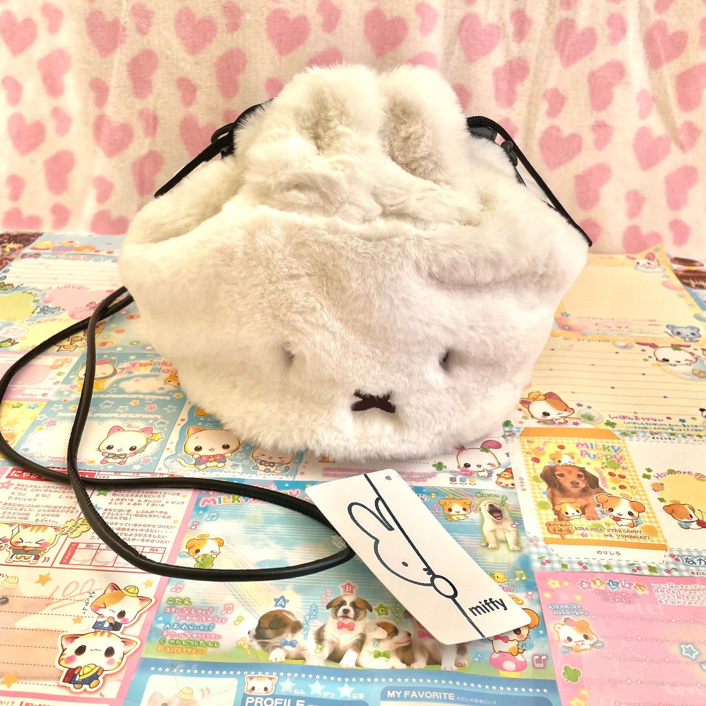 Miffy Boa Bucket Bag