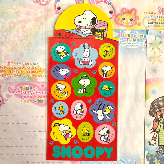 Snoopy Sticker Sheet