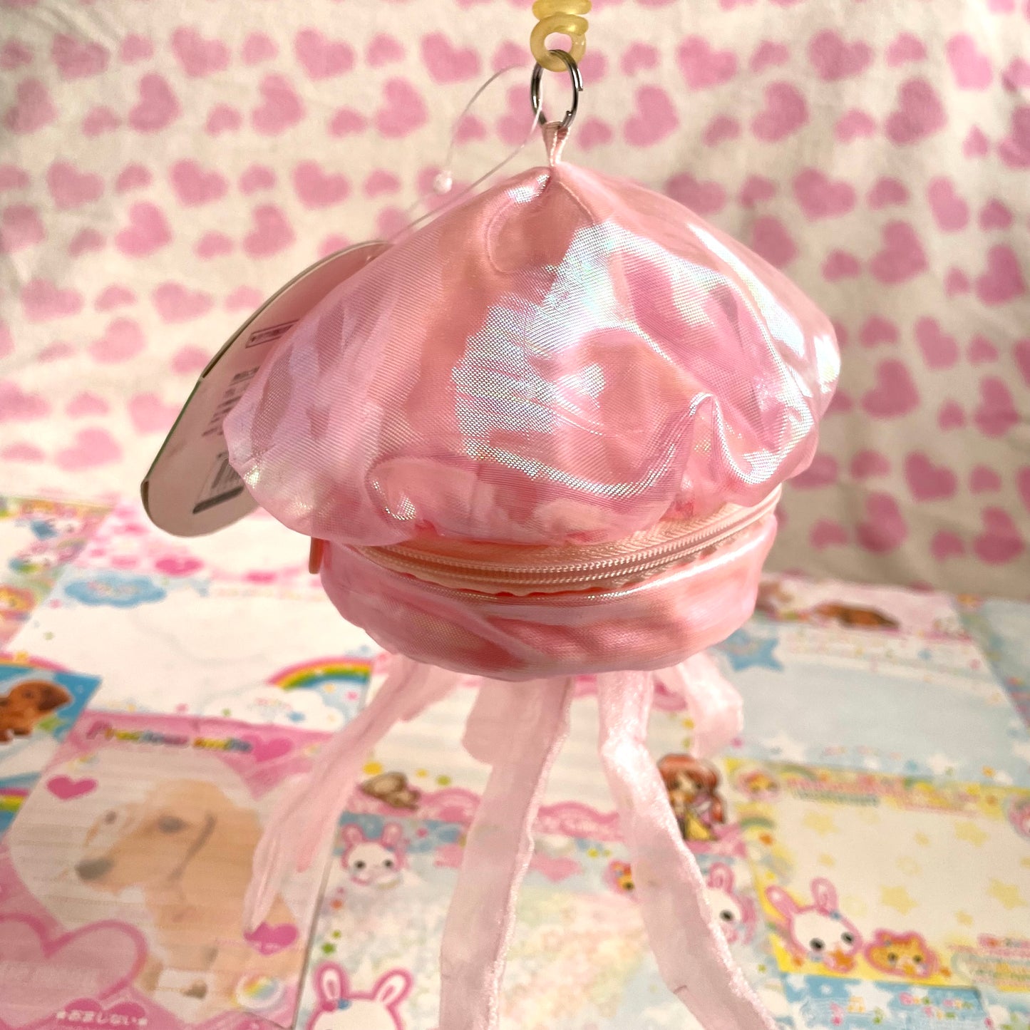 Jellyfish Pouch Keychain