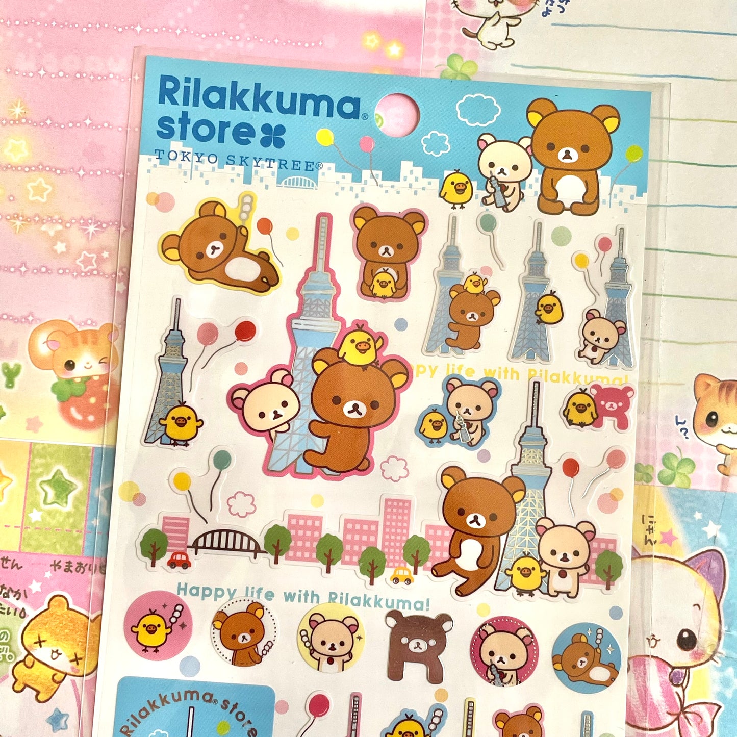 Rilakkuma Store Tokyo Skytree Sticker Sheet