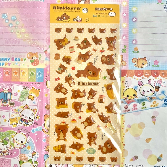 Rilakkuma Daily Life Sticker Sheet