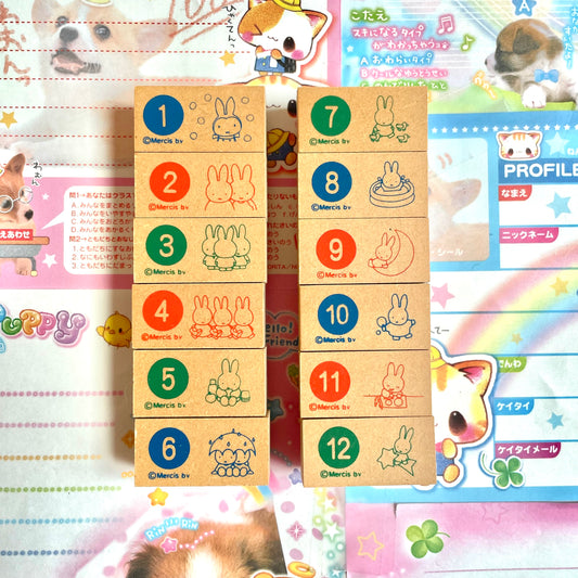 Miffy Number Wooden Stamp Set