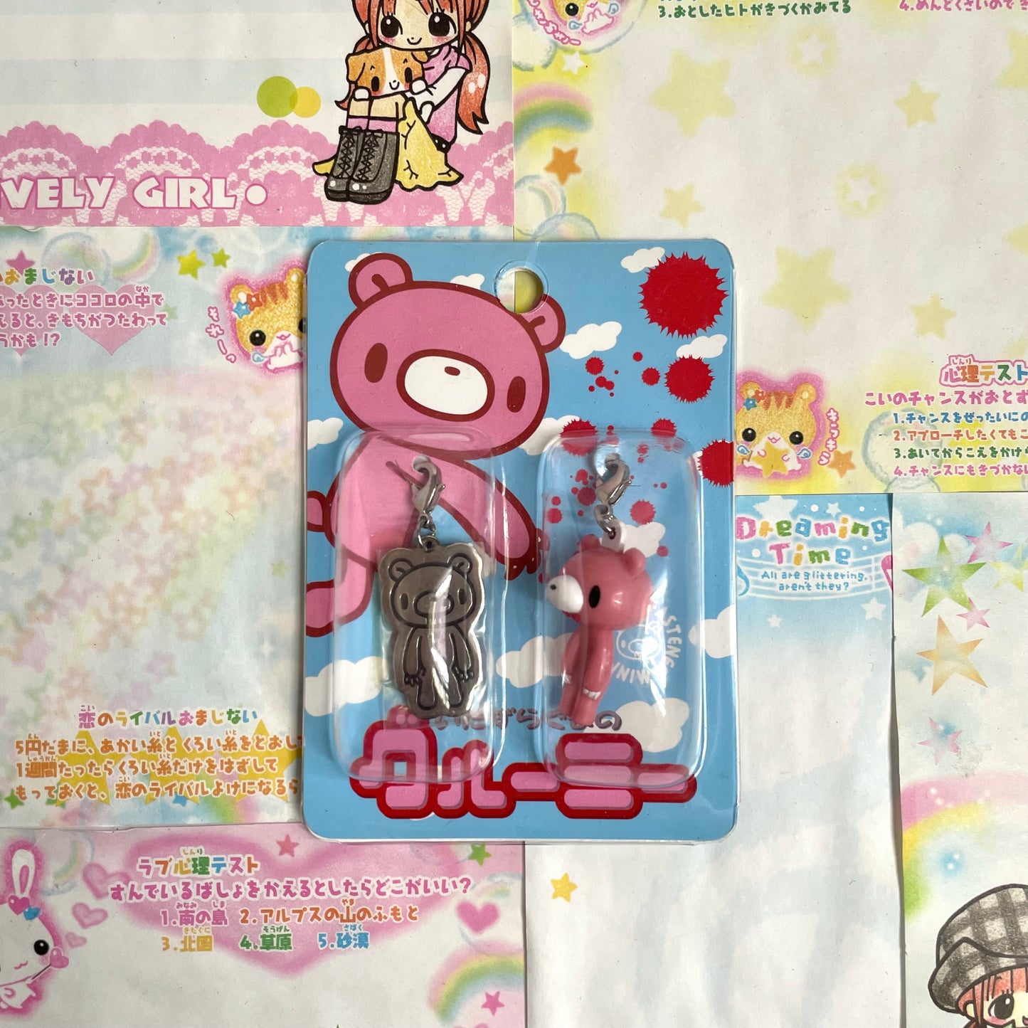 Gloomy Bear Zipper Mascot Clip Set