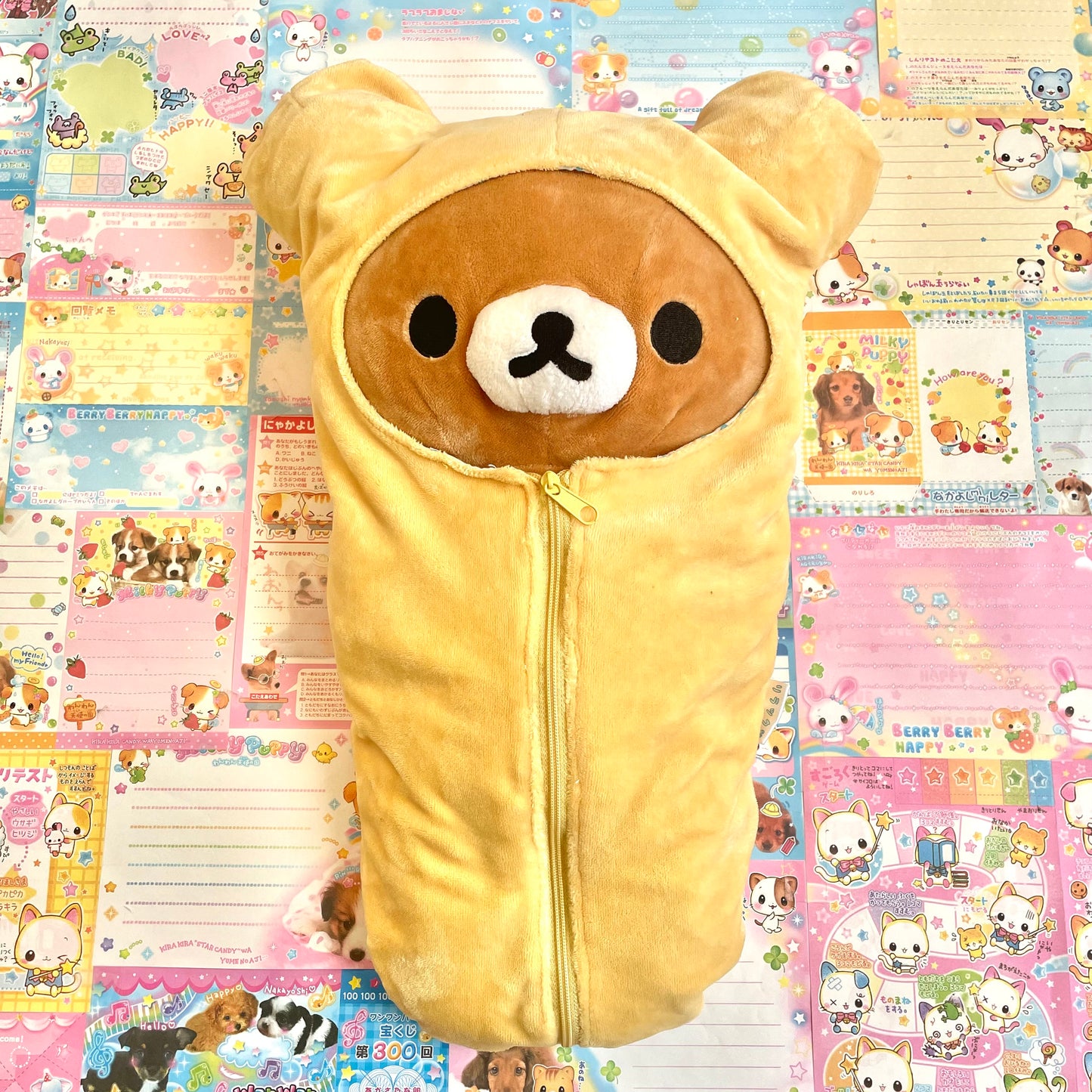 Rilakkuma in Reversible Sleeping Bag Plush